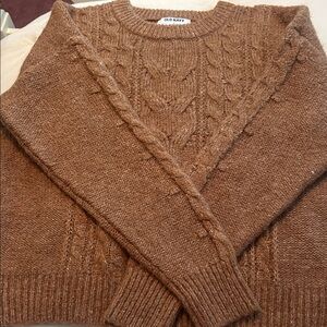 Old Navy Tan Cable Knit Pullover